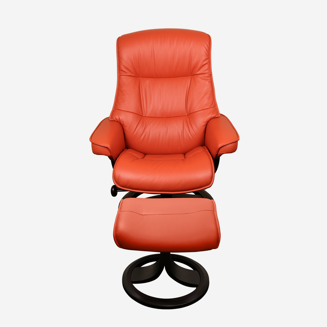 Nordic 66 Recliner Chair with Ottoman